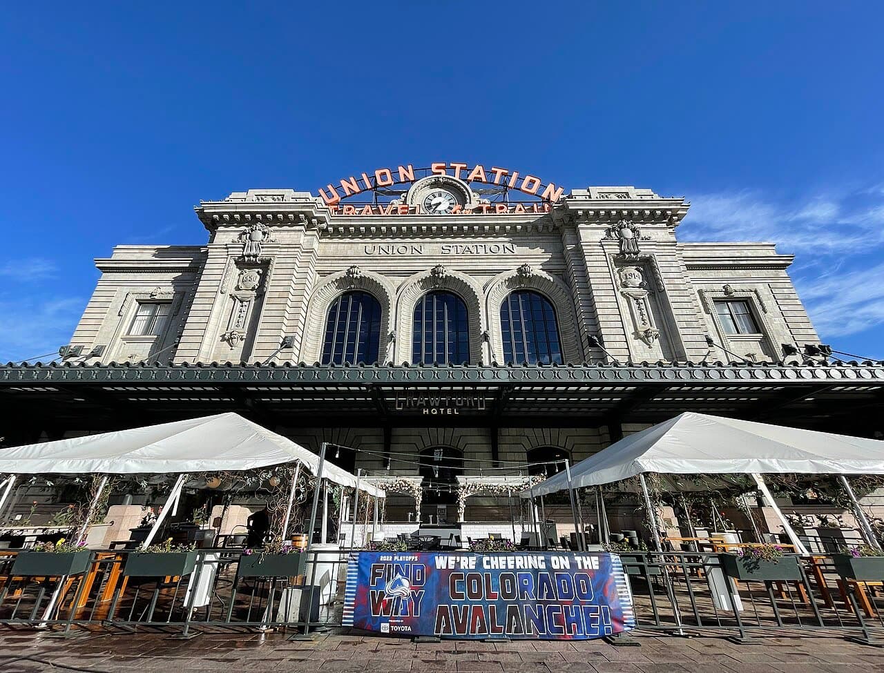 Denver Union Station, the building that houses The Crawford Hotel